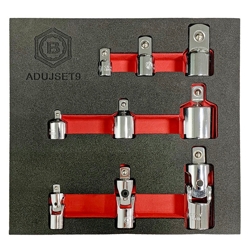 9pc Universal Joint & Socket Adaptor Set From Britool Hallmark