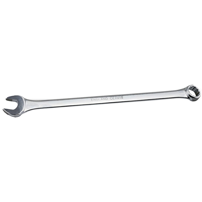 18mm Extra Long Combination Spanner from Britool England CEXM18A UK Made!