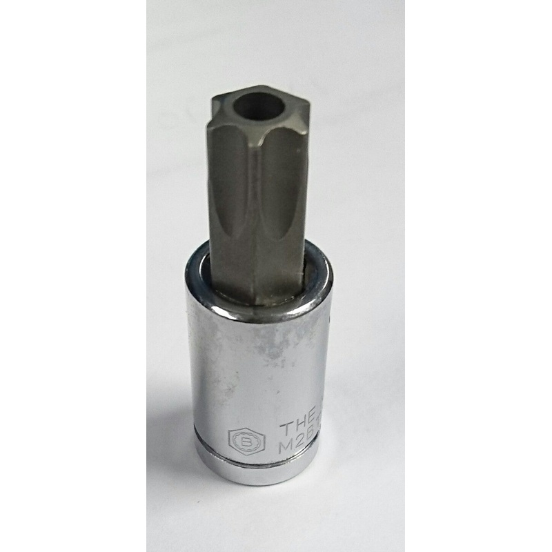 3/8SD Britool Hallmark Tamperproof Torx Star Bit Socket (V2) T8 – T60