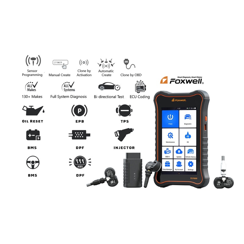 Foxwell Advanced TPMS & Smart Diagnostic Scanner